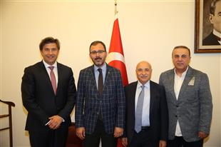 Gençlik ve Spor Bakanımız Sn.Dr. Mehmet Muharrem Kasapoğlu ile Tüyisen yönetimi olarak görüşme gerçekleştirdik